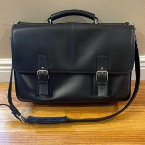 Coach Leather Brief Case